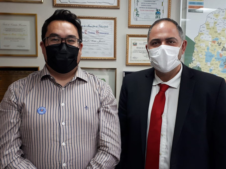 Prefeito Aquiles Takeda solicita recursos para aquisição de maquinário