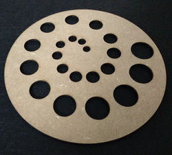 Stensil ESPIRAL DE CIRCULOS