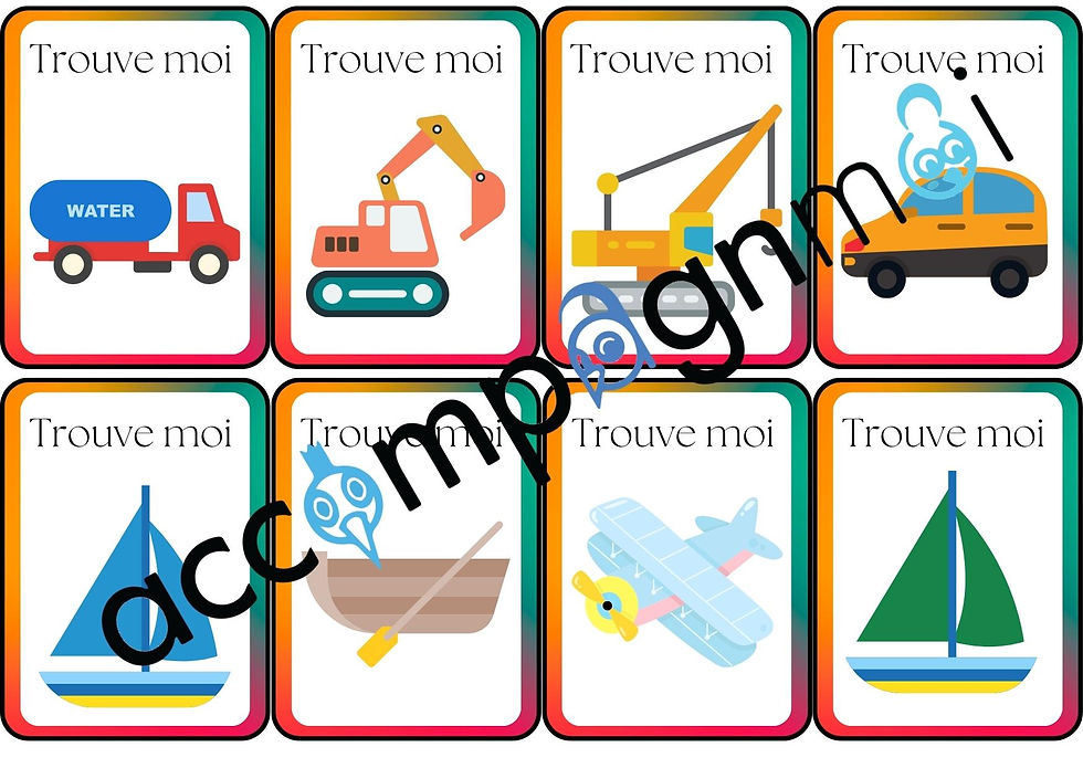 Miniature : Trouves moi - Les véhicules