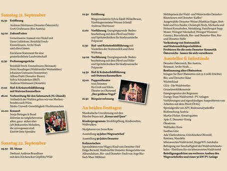 Programm Jubiläumsfest