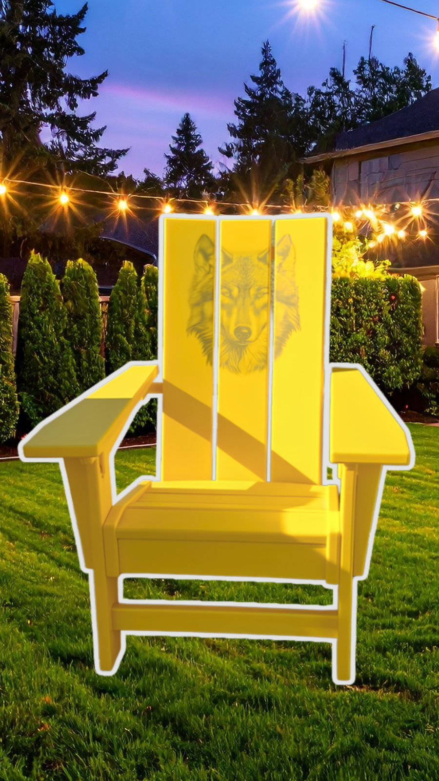 Custom Engraved Outdoor Chair