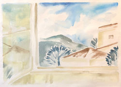 Fang - Sem título - Aquarela - 60x80 cm - Lance mínimo R$ 12.000