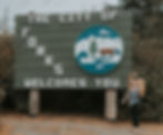 Forks Washington Welcome sign