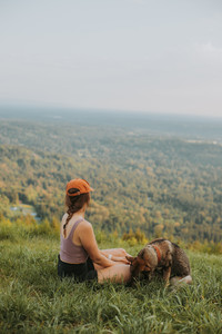 poo poo point a girl and her dog hiking