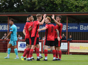 MARKETMEN BEAT NATIONAL LEAGUE SOUTH SIDE BRAINTREE TOWN