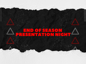 PRESENTATION NIGHT DETAILS CONFIRMED