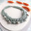 Thumbnail: Ellie Chunky Rope Necklace with Porcelain Beads - Laurel Green