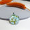 Thumbnail: Plum Blossom -  Chiyogami  Glass Pendant