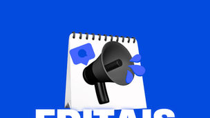 arte de divulgação, texto: "editais da semana" 