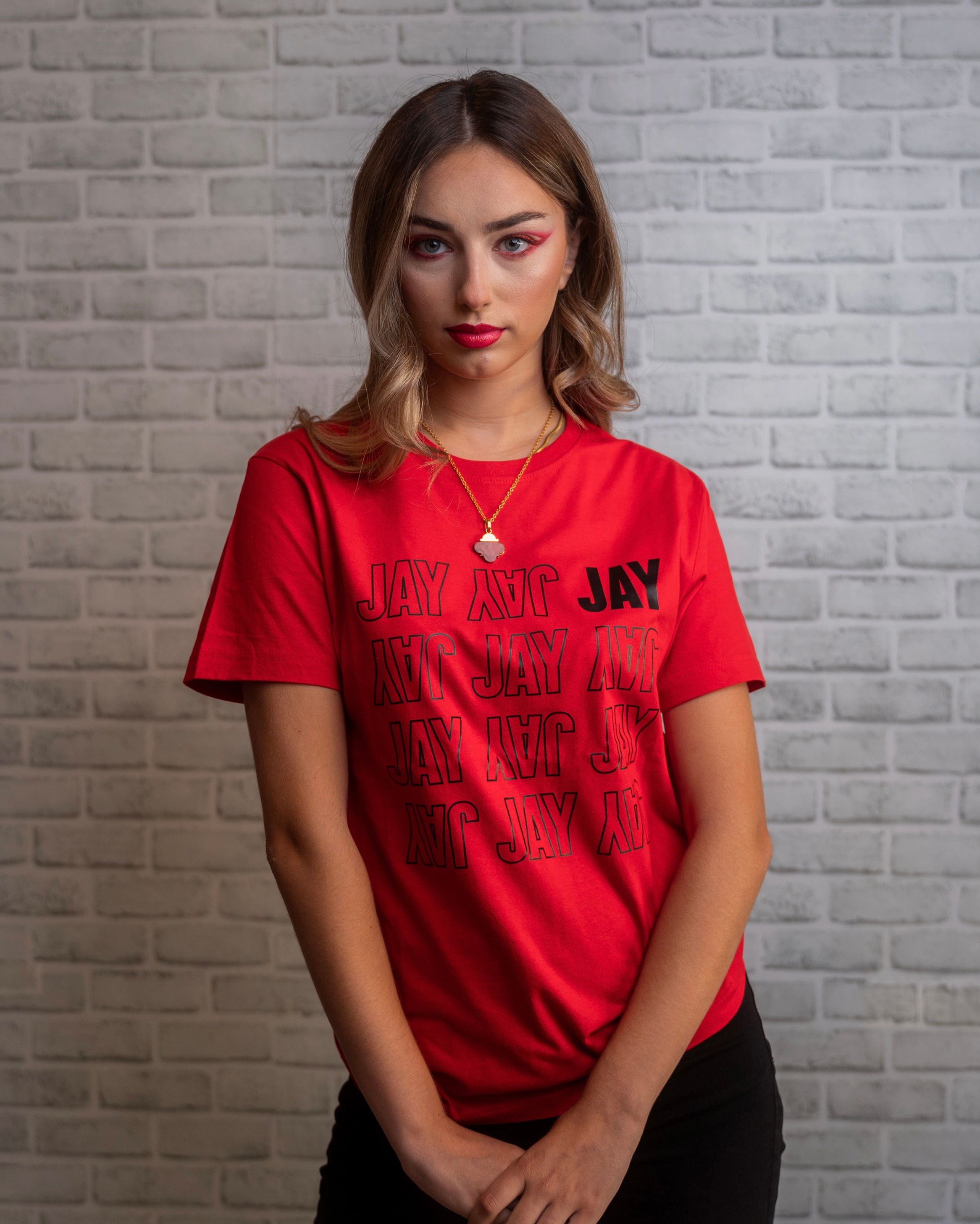 Carmelo Logo T-shirt Red