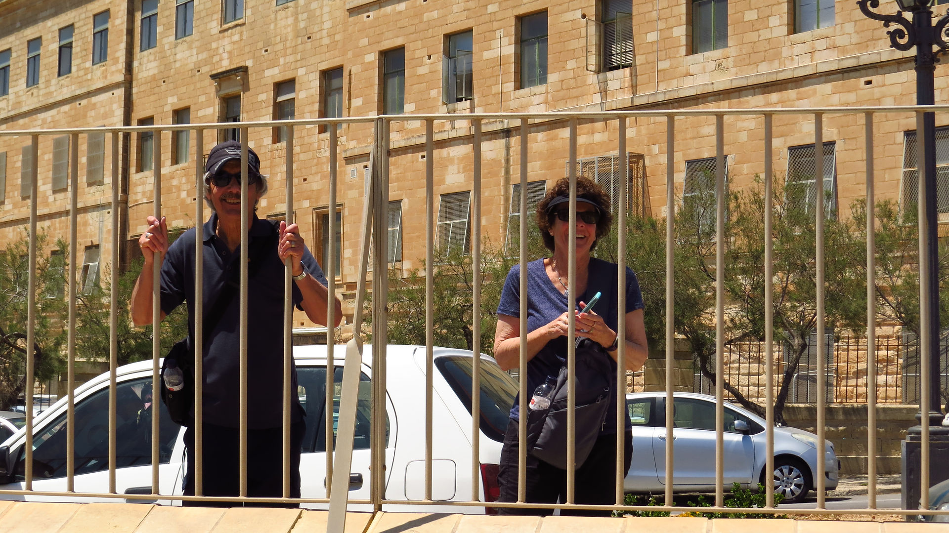 John and Helen enjoying Valletta