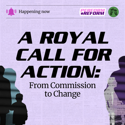 A royal call for action; from commission to change