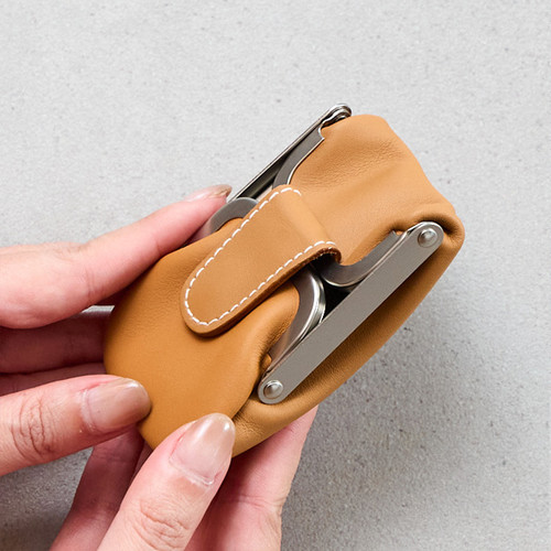 ✨極美品✨SOPO ソポ GAMAPURSE がま口財布 コインケース W-GAMA PURSE-SLIM-DEG/VAL> がま口 コインケース SO51SOPO ソポ
