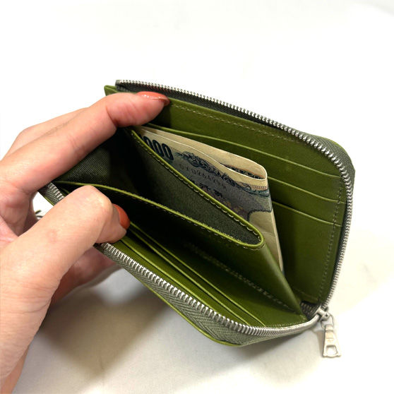 サムネイル： 折財布 ミニ コンパクト 革 日本製 SOPO SO08