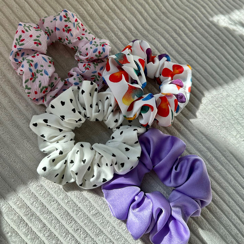 Miniaturbild: Crêpe-Scrunchie AMORE