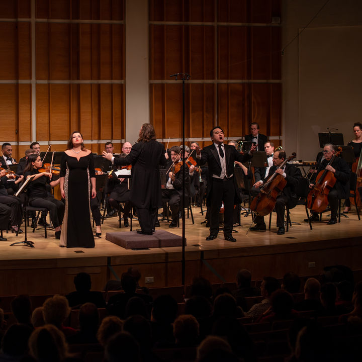Natasha Novitskaia as Amneris, Merkin Hall