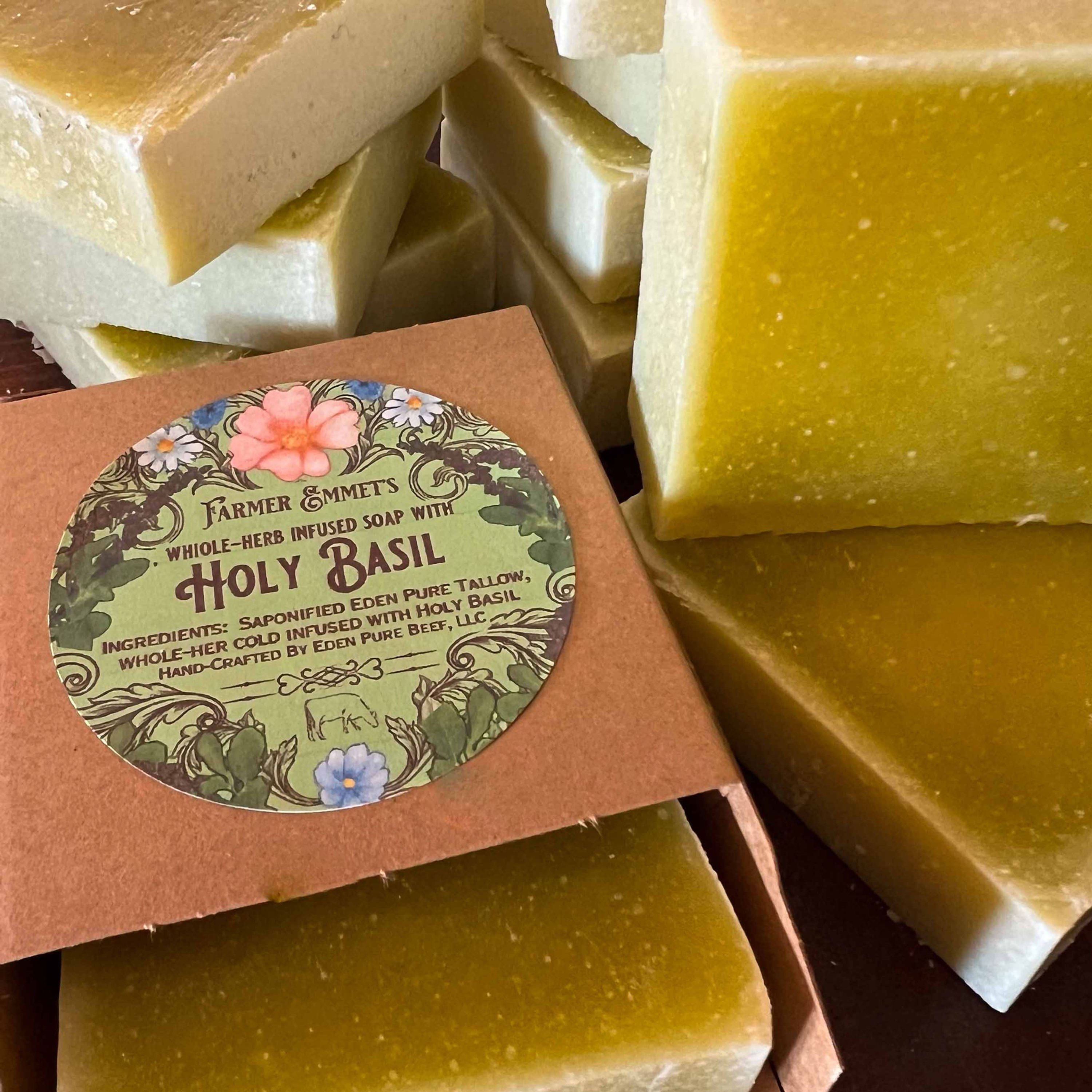 Holy Basil Infused Tallow Soap