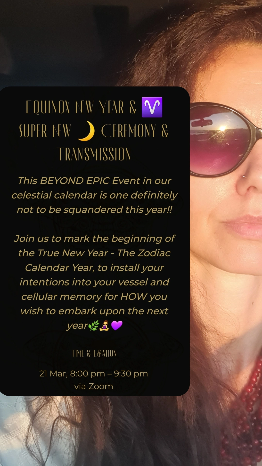 Equinox New Year & ♈️ Super New 🌙 Ceremony & Transmission