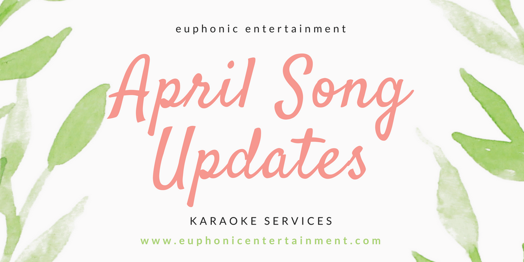 April 17 Karaoke Song Update