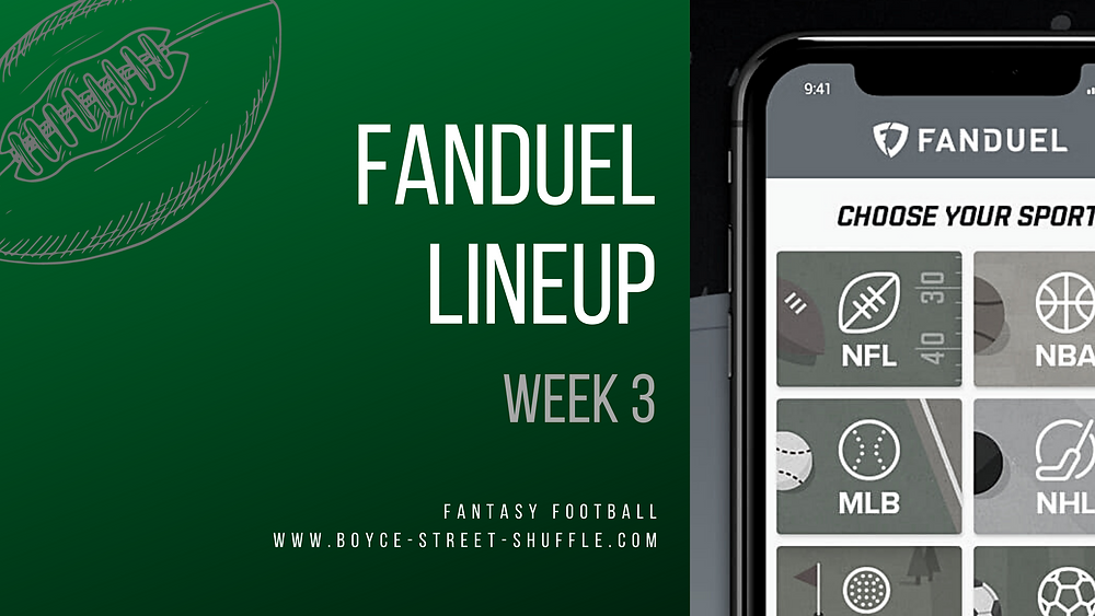 Fanduel Week 3