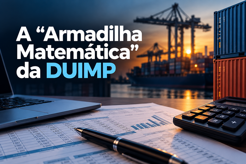 A “Armadilha Matemática” da DUIMP: como erros no rateio de pesos podem colocar sua operação sob a lupa da fiscalização