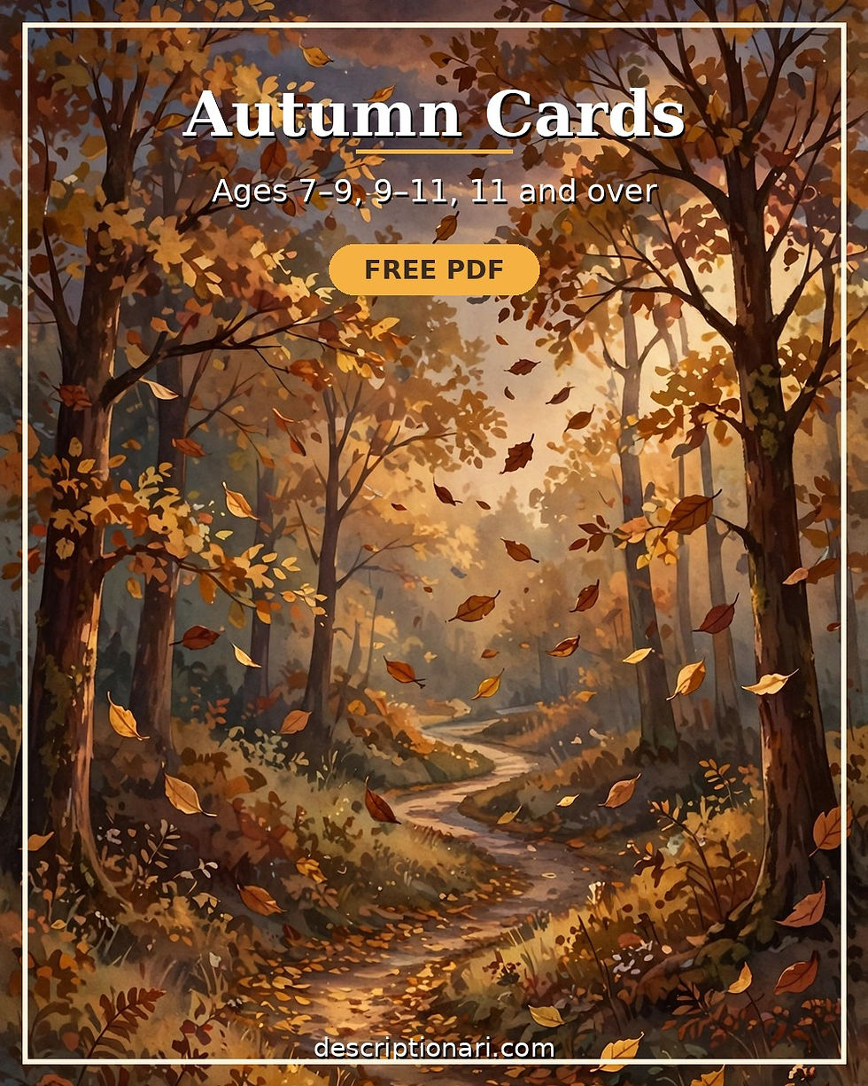 Autumn cards cover