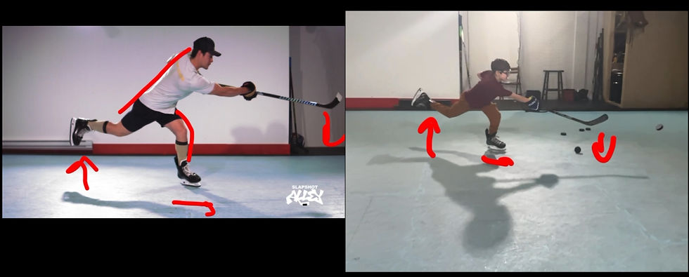 Wrist Shot Comparison