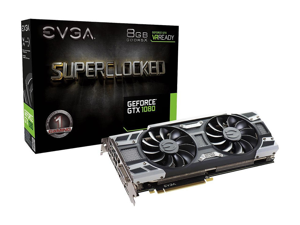 EVGA GeForce GTX 1080 SC GAMING ACX 3.0, 08G-P4-6183-KR, 8GB GDDR5X, LED, DX12