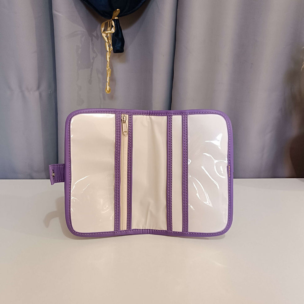 Miniatura: Kit maternidade, nas cores branco com lilas , bordado borboleta 3 D .