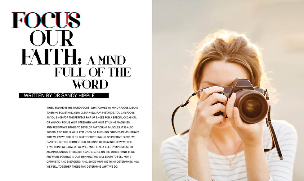 Focus Our Faith: A Mind Full of the Word