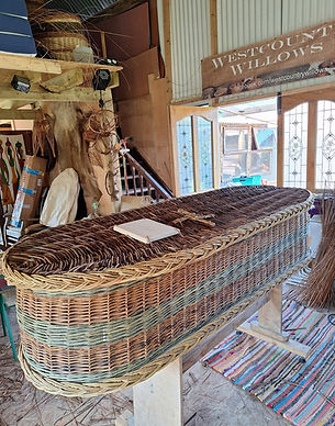 Irish willow coffins