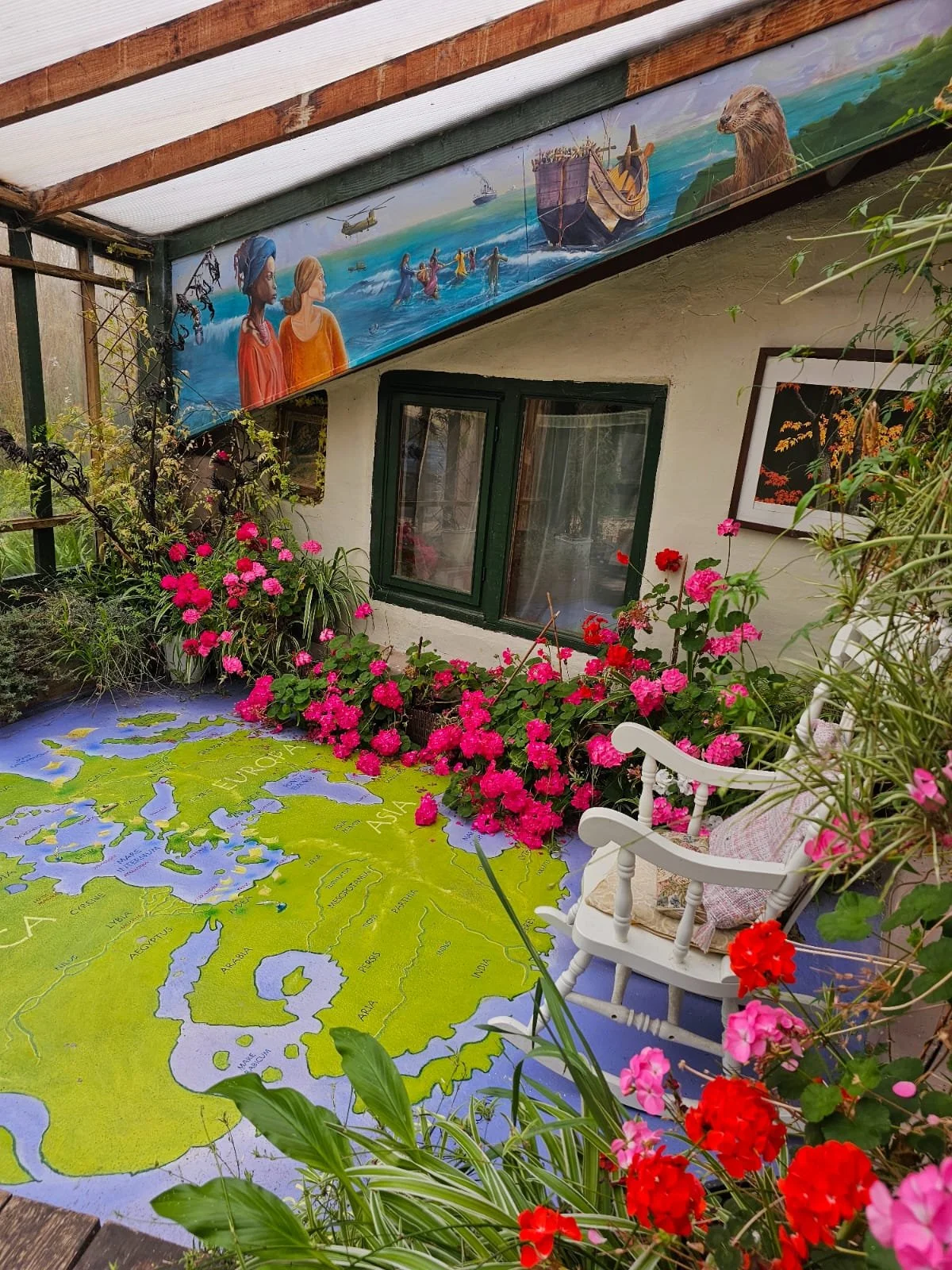 Creative retreat Ireland weaving workshop