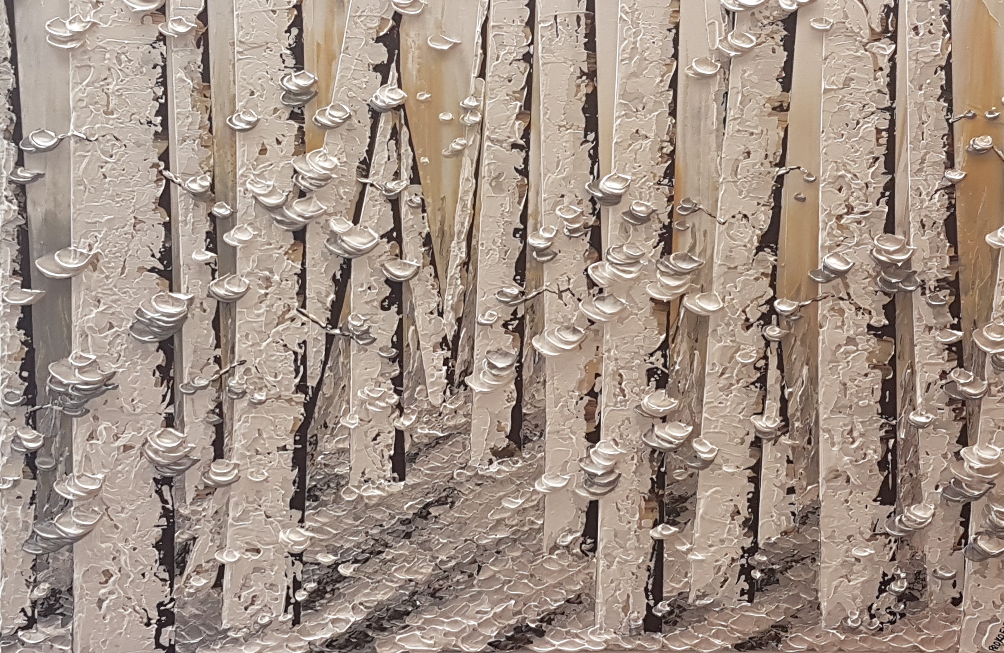 Birches At Dusk
