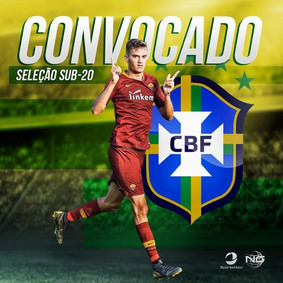 Felipe Estrella é convocado para a seleção brasileira Sub-20