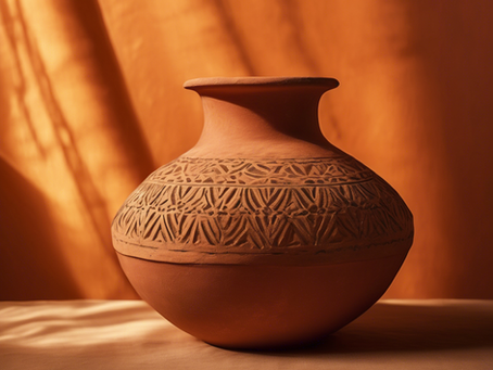 Colorful Pottery and Canvas Paintings for Sale Online