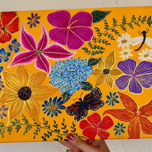 Colorful Floral Paintings