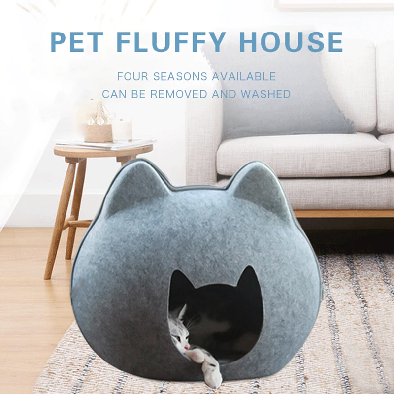 Thumbnail: Detachable Cat Bed House 