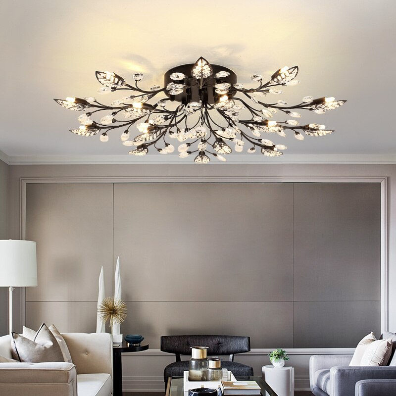Thumbnail: Modern Crystal Ceiling Chandelier Indoor Lighting Chandeliers 
