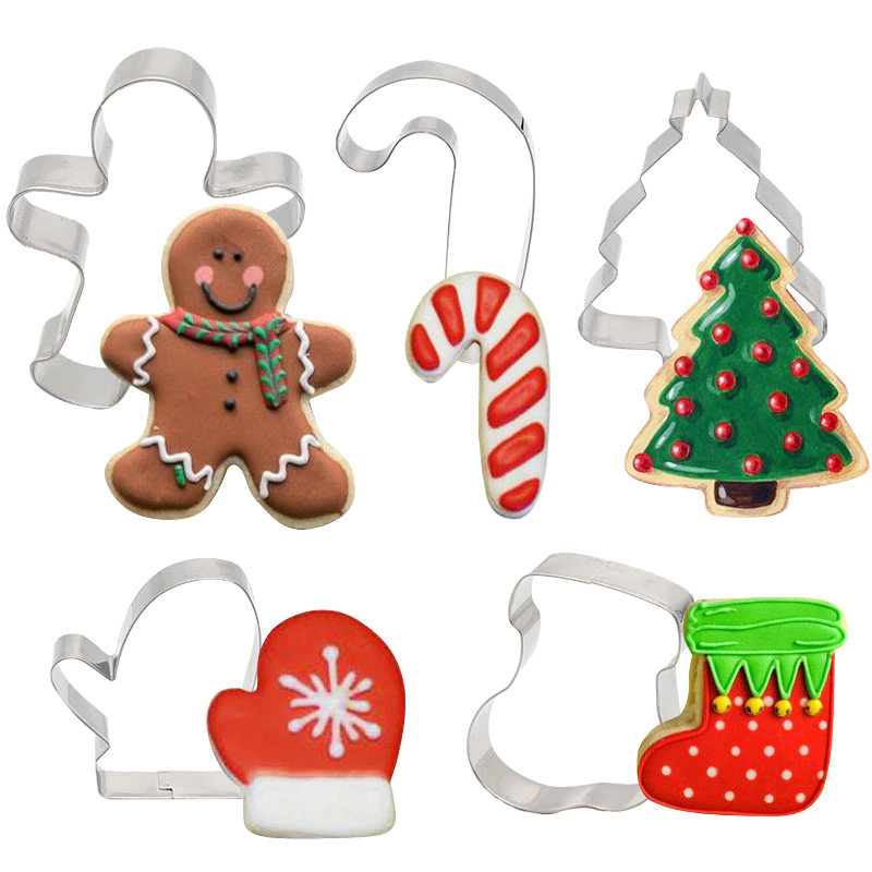 Thumbnail: 5Pcs/set Christmas Cookie Cutter 
