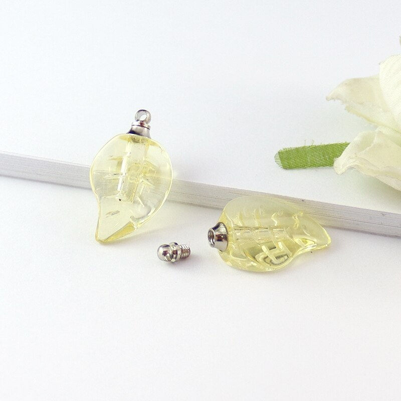 Thumbnail: 10PCS Crystal Vial Pendants  Miniature Perfume Bottle Charms 