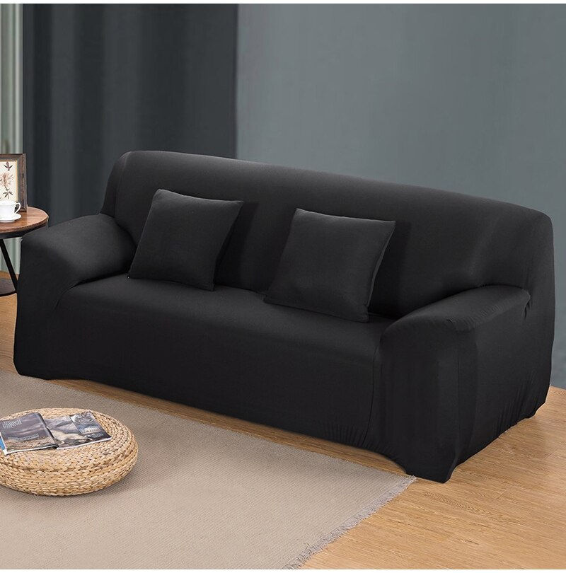 Thumbnail: Grey color sofa cover Printed couch cover Polyester 