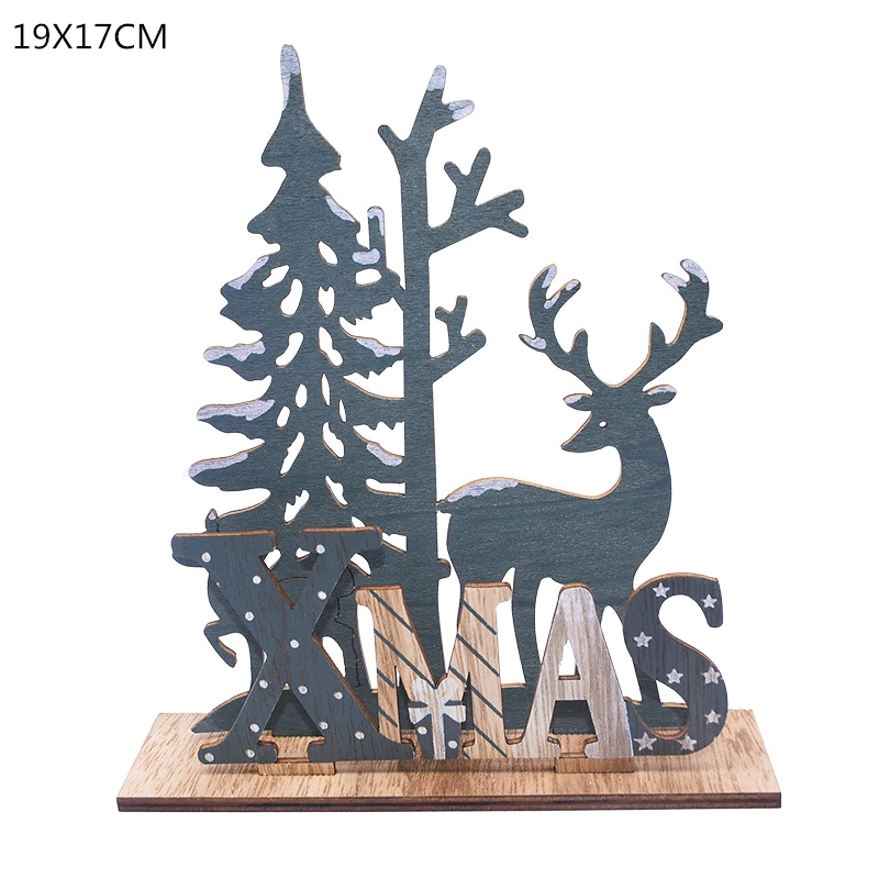Thumbnail: Wooden Reindeer Christmas Decoration 
