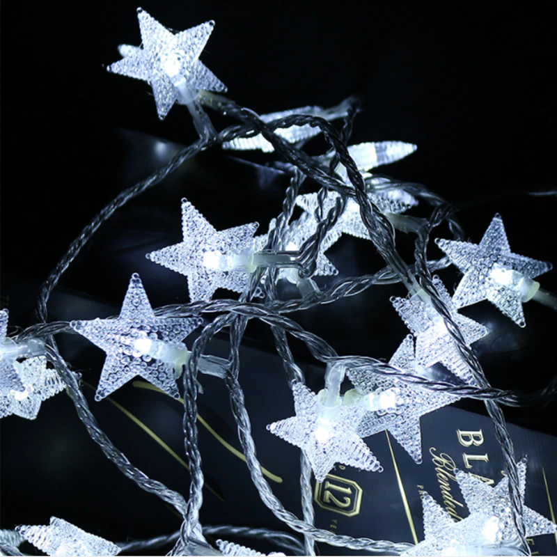 Thumbnail: 1/3M Christmas Gift String Fairy Lights Snowflake Led