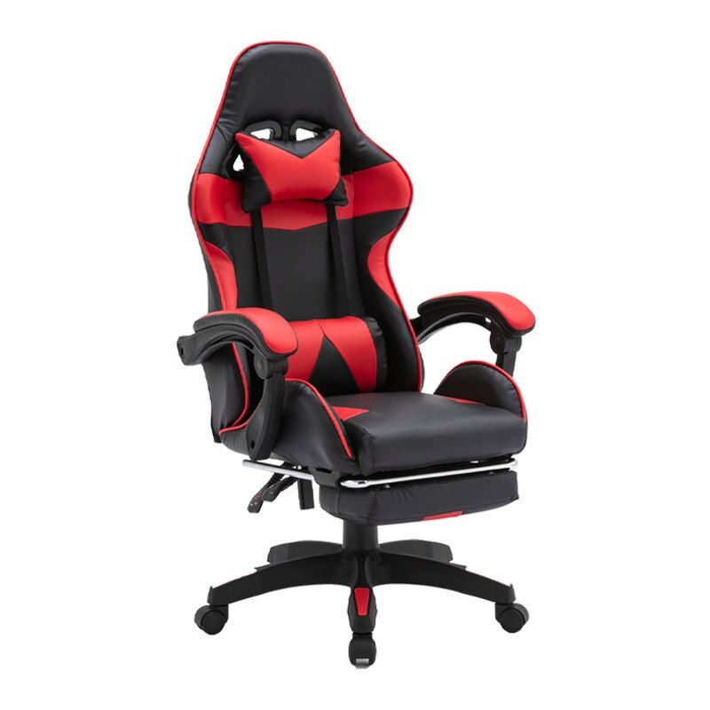 Thumbnail: WCG Gaming Chair with Footrest Lift Up