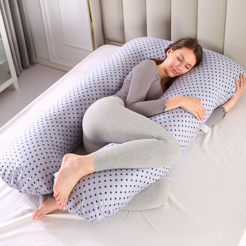 Thumbnail: Cotton Rabbit U Shape Maternity Pillows Pregnancy Side Sleepers