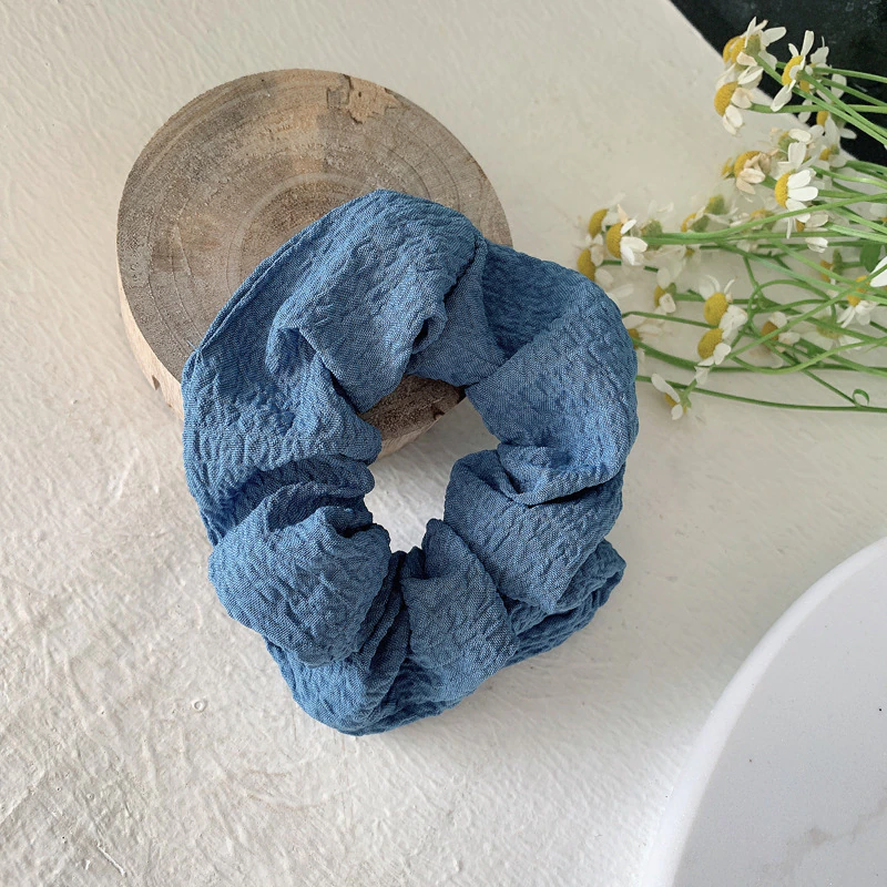 Thumbnail: Fashion Elastic Hair Bands Sweet Scrunchie Korean Candy Color 