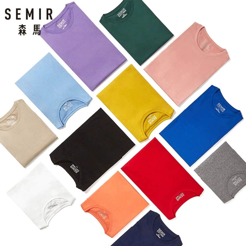 Thumbnail: SEMIR summer cotton T shirts men 