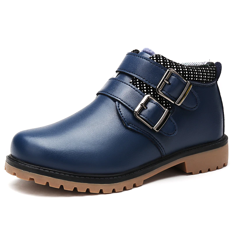 Thumbnail: Boys Genuine Leather Shoes 