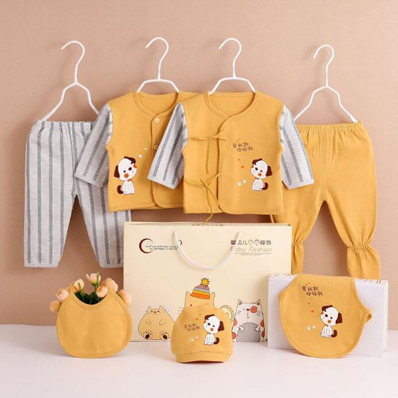 Thumbnail: 0-3 Months Infant Clothing Set Cotton Newborn Boys 