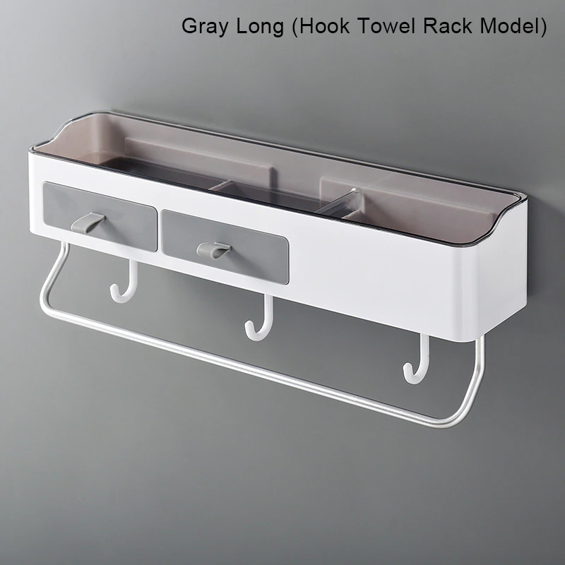 Thumbnail: Punch-free Bathroom Organizer Rack 